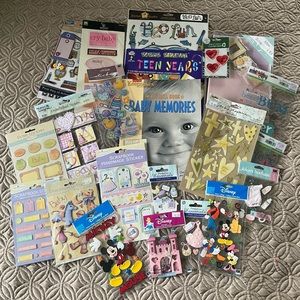 Scrapbooking baby & teen years ideas and embellishments. NWT❣️